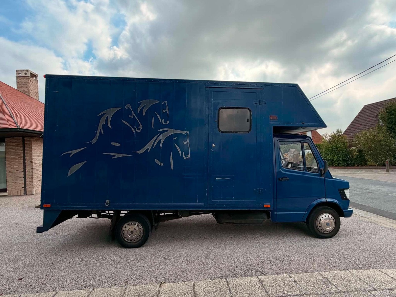 Mercedes 409D 2 paarden paardencamion/camionette C rijbewijs, Auto's, Particulier, Te koop