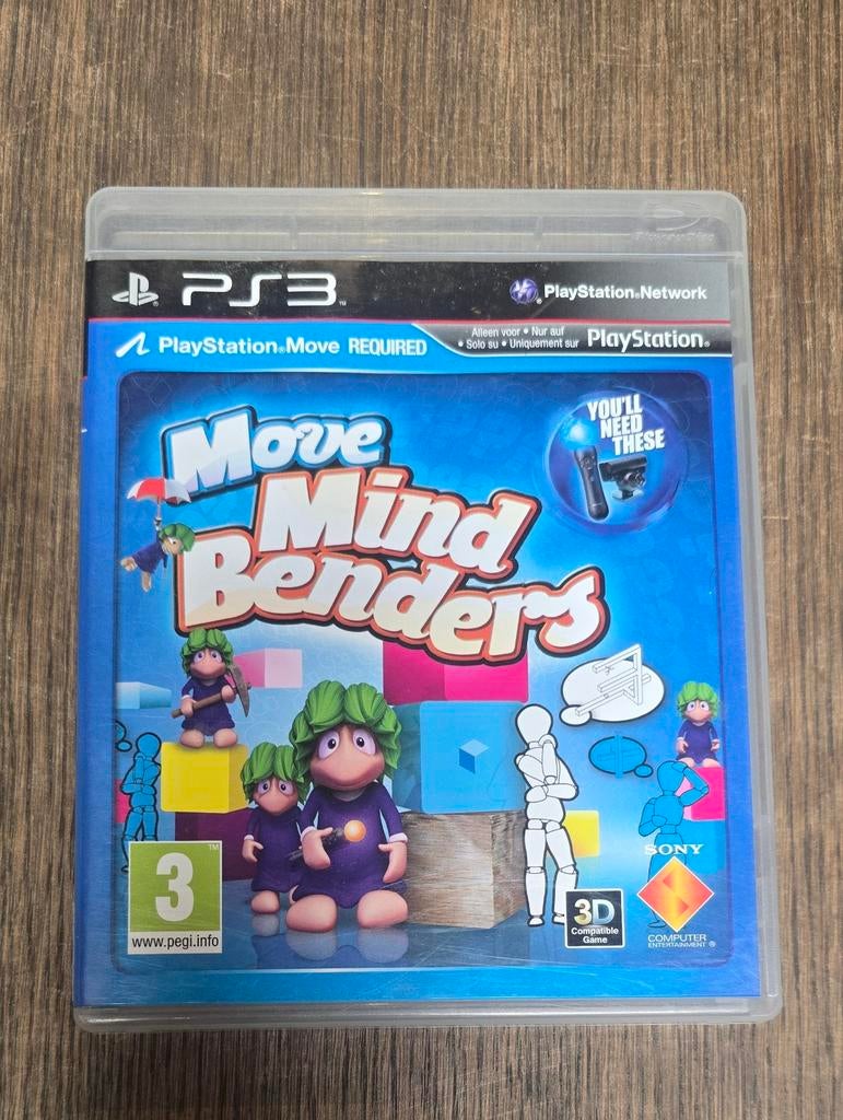 Move Mind Benders, PS3, Consoles de jeu & Jeux vidéo, Jeux | Sony PlayStation 3, Enlèvement ou Envoi, Puzzle et Éducatif, À partir de 3 ans