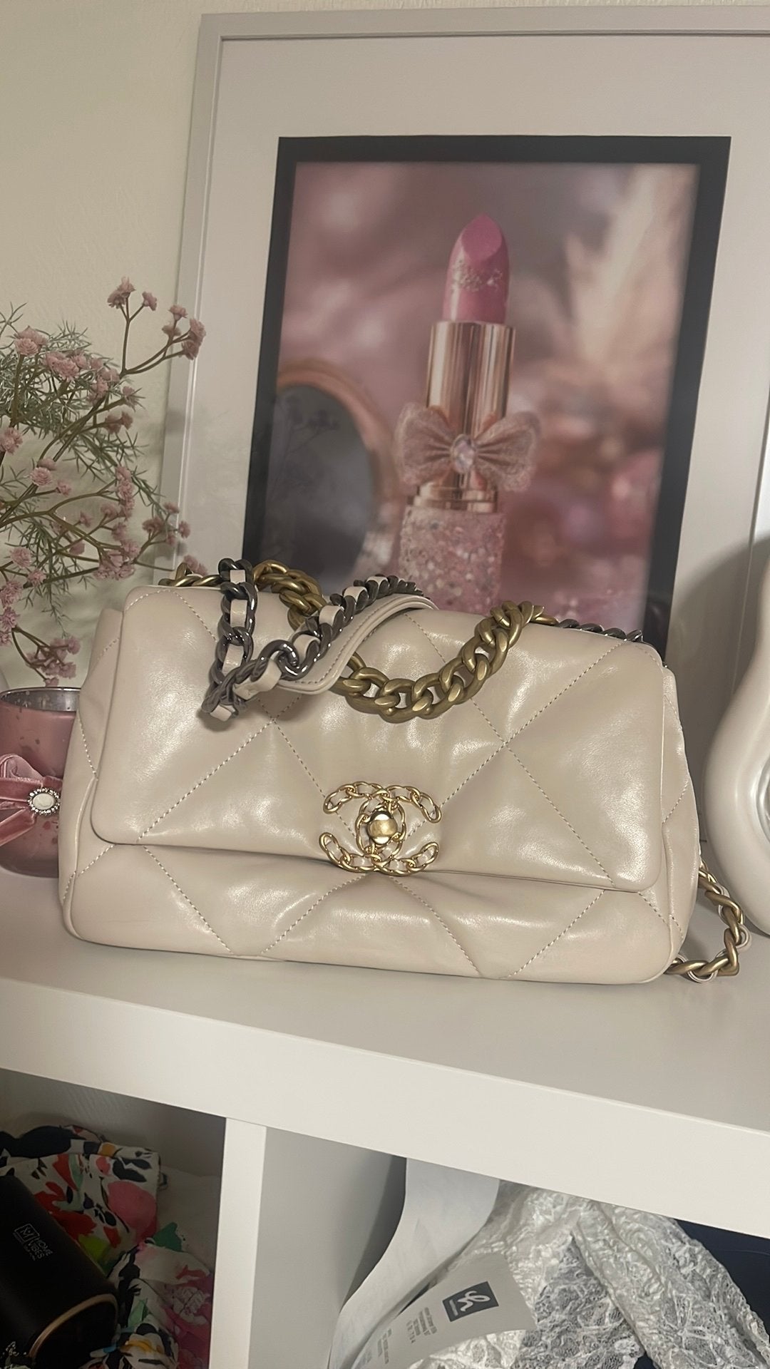 Prachtige designer tas in lamsleer, Enlèvement ou Envoi, Comme neuf