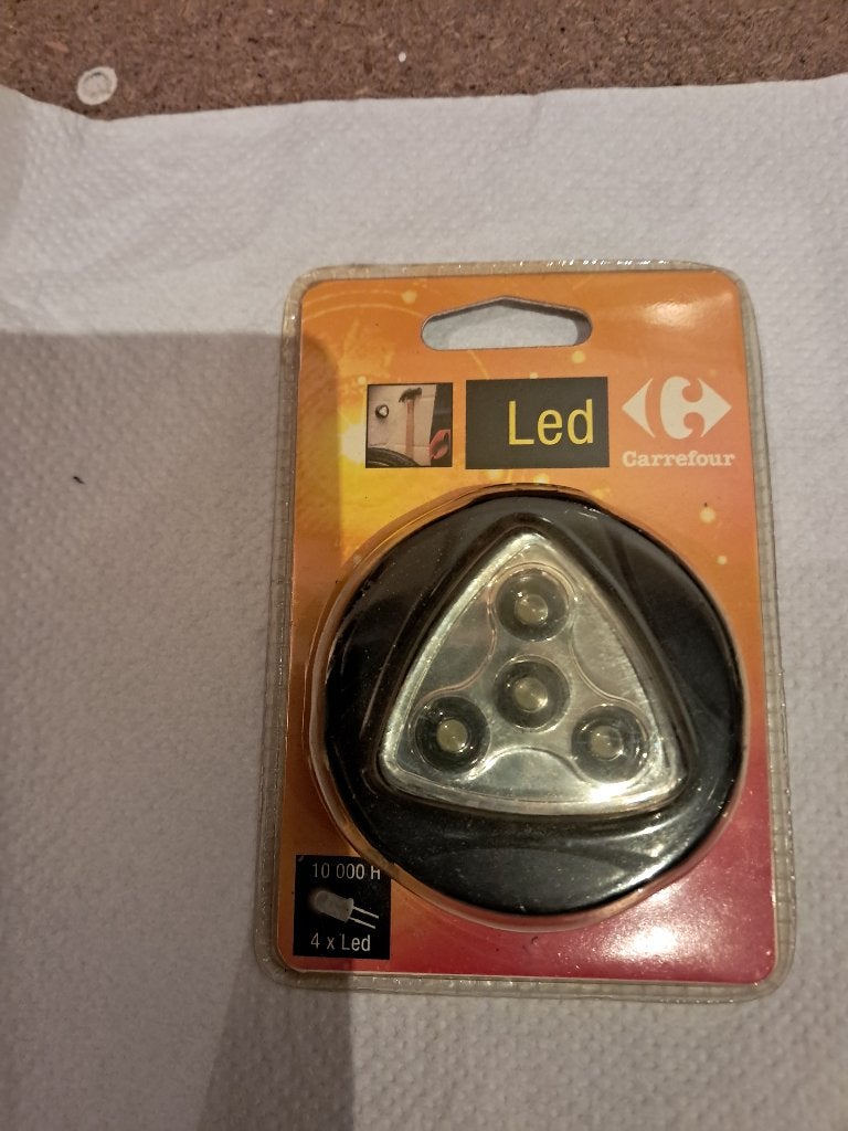 Lampe Spot LED Tactile adhésive Sans fil - À coller., Maison & Meubles, Enlèvement, Neuf, LED