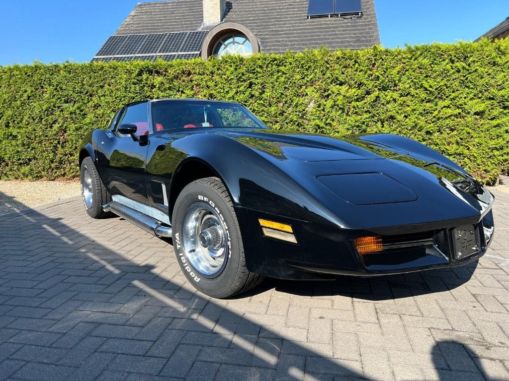 Chevrolet Corvette C3 V8, Auto's, Automaat, Zwart, Leder, Corvette
