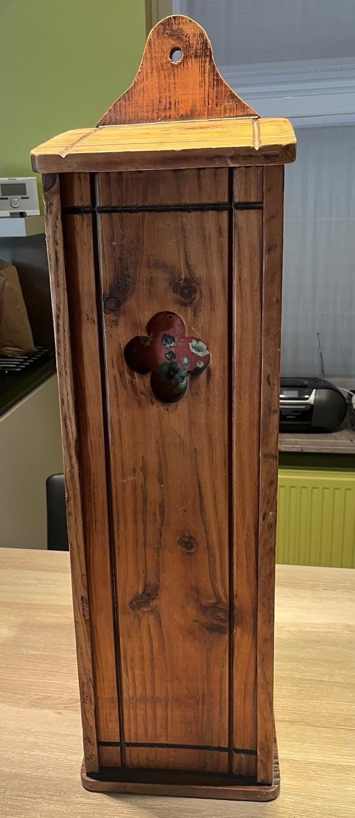 Rustieke houten stokbroodkast, Antiek en Kunst, Ophalen