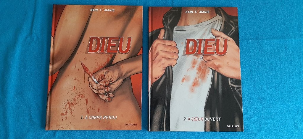 Lot BD Dieu - T 1 & 2 (EO 2010, Comme Neufs), Livres, Plusieurs BD, Enlèvement ou Envoi, Comme neuf
