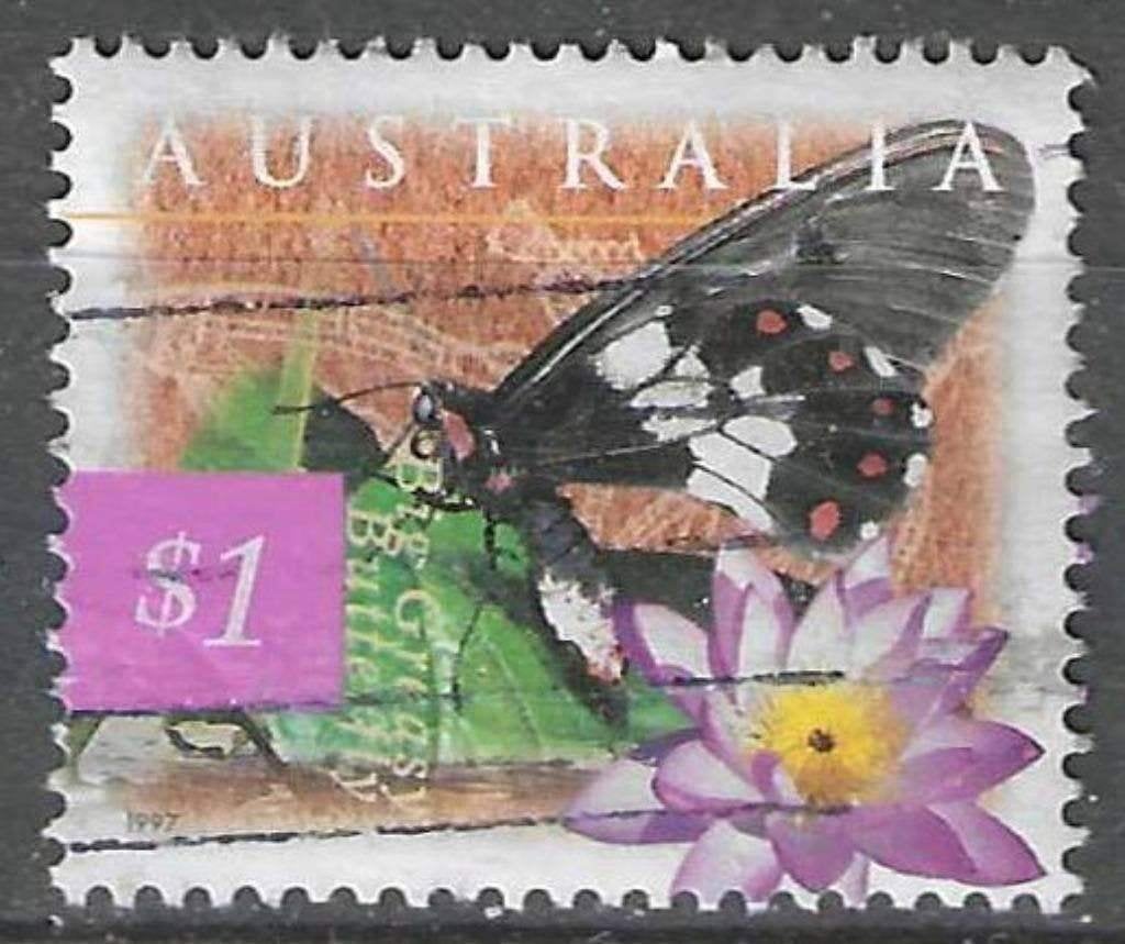 Australie 1997 - Yvert 1590 - Grote koninginnepage (ST), Postzegels en Munten, Verzenden, Gestempeld