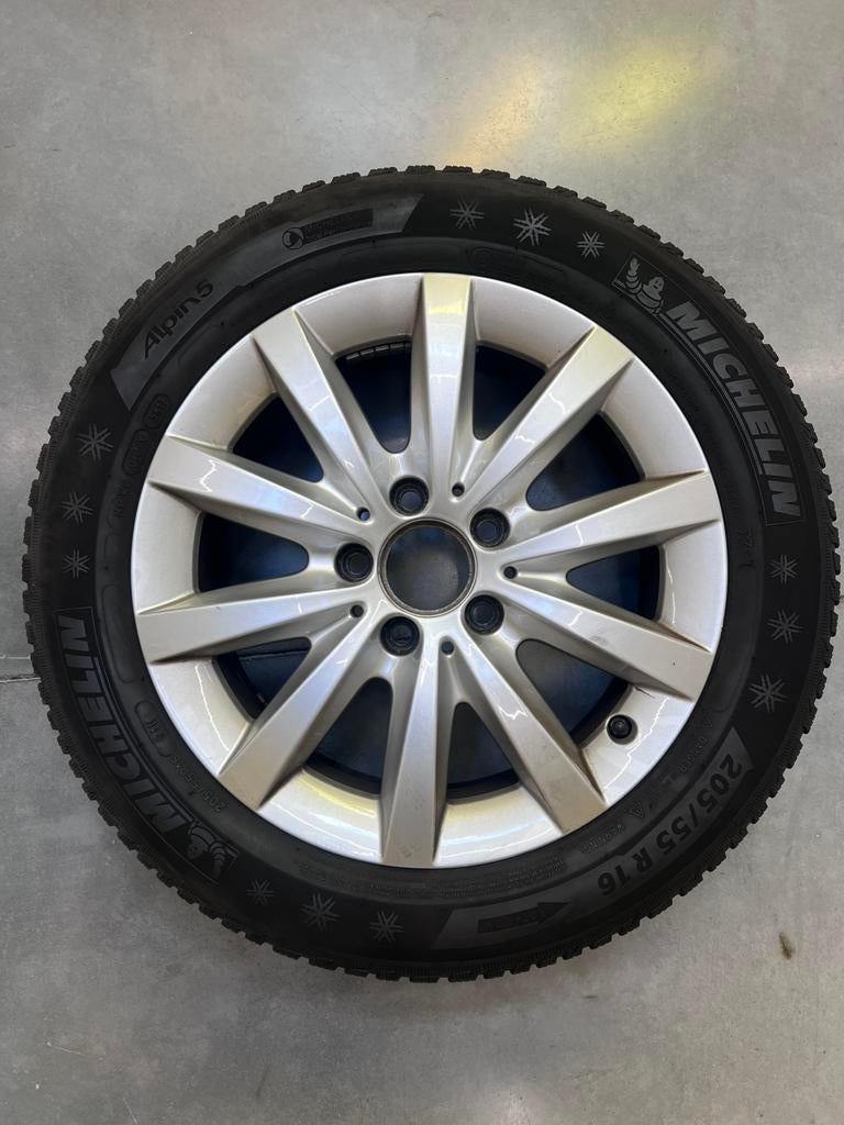 Originele velgen Mercedes met winterbanden, Ophalen, Winterbanden, Velg(en)