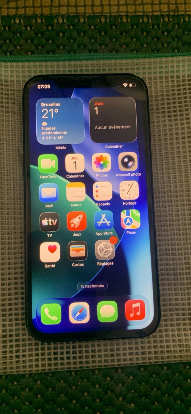 Iphone 12 couleur noir 128gb de stockage, Enlèvement ou Envoi, Comme neuf