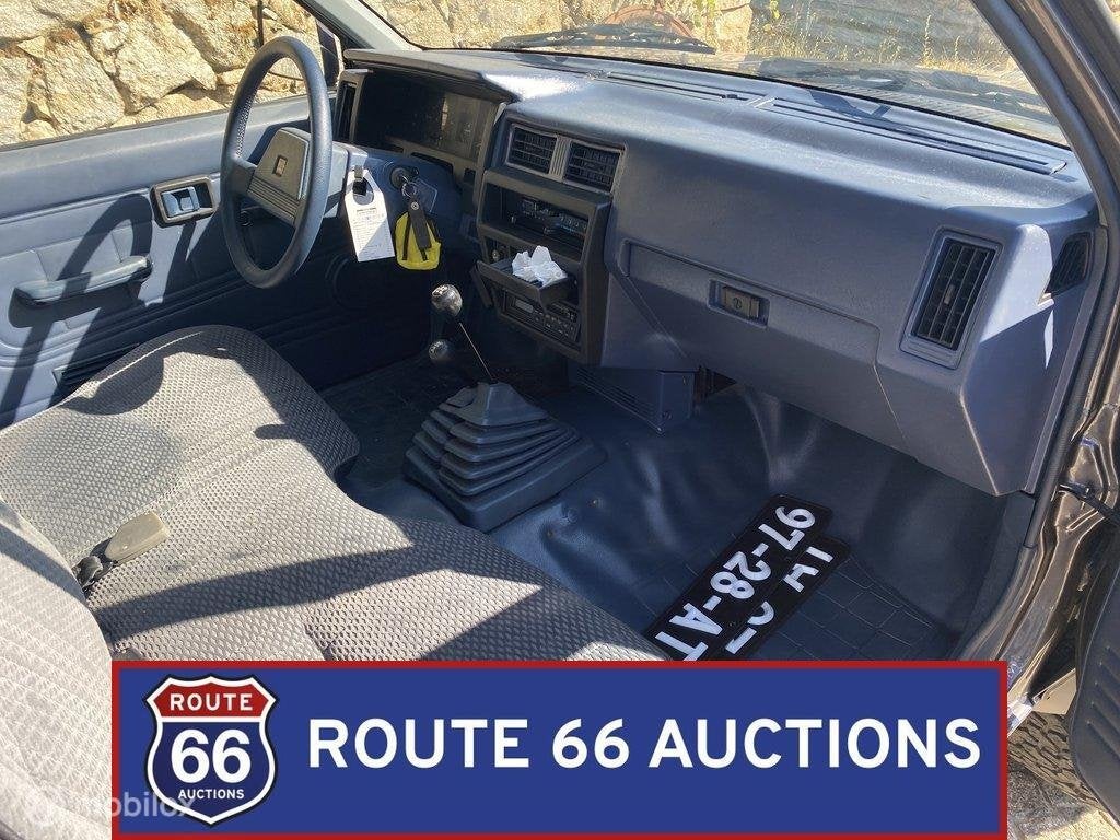 Nissan Pick-Up King Cab 4x4 Country | 1992 | Route 66 Auctio, Auto's, Zwart, Bedrijf, Handgeschakeld, Overige carrosserie