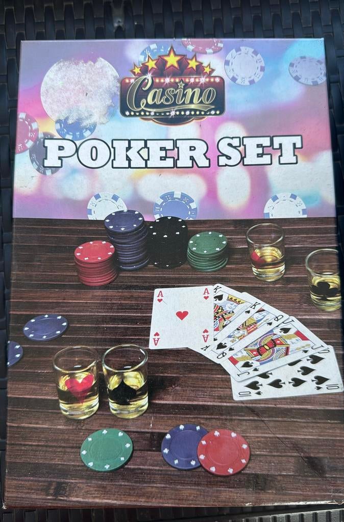 Pokerset, Ophalen, Zo goed als nieuw