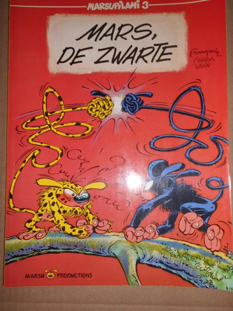 Marsupilami - Mars, de zwarte, Enlèvement ou Envoi, Une BD, FRANQUIN, Utilisé