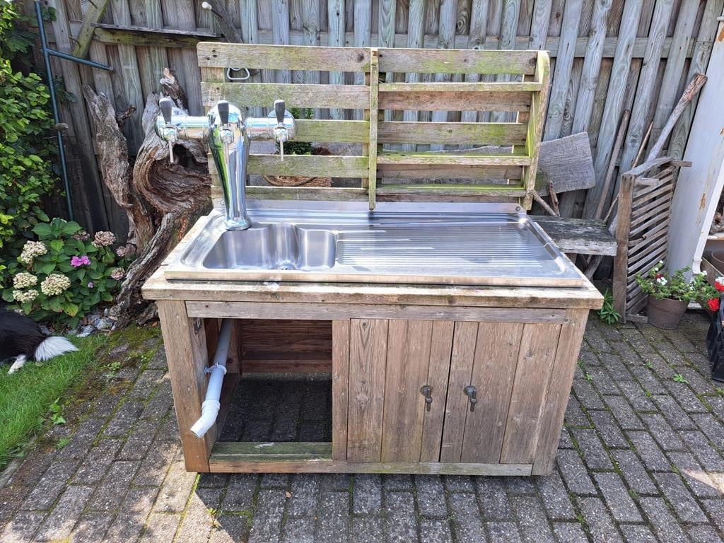 Kinder keukentje, ideaal voor aan zandbak, Tuin en Terras, Ophalen, Zo goed als nieuw