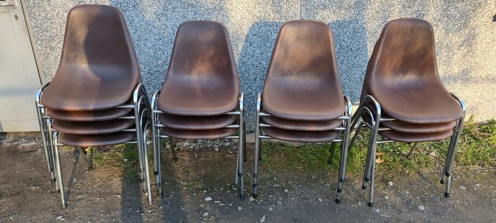 Chaise de conférence chaise de cantine chaise originale Poll, Enlèvement ou Envoi, Utilisé