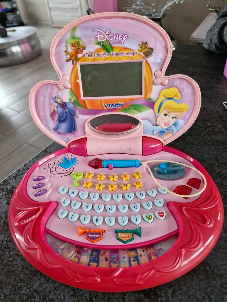 Ordinateur vtech cendrillon baguette magique, Enlèvement ou Envoi, Utilisé