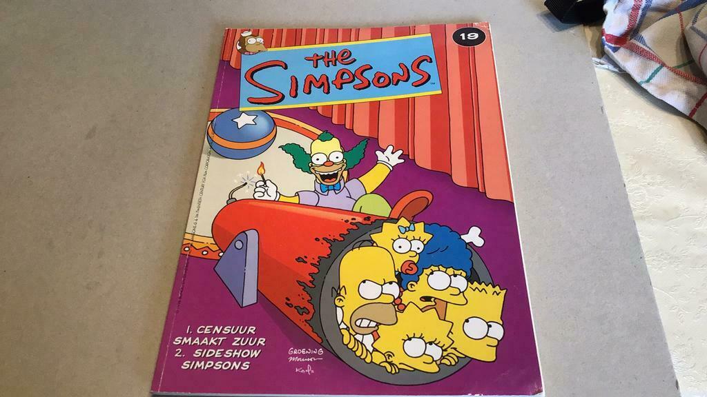 - La censure a un goût amer ; Sideshow Simpsons (B3), Enlèvement ou Envoi, Comme neuf, M. Groening
