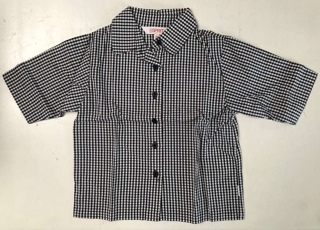 hemdje korte mouwen Esprit 116 122, Kinderen en Baby's, Kinderkleding | Maat 116, Gebruikt, Meisje, Overhemd of Blouse, Ophalen of Verzenden