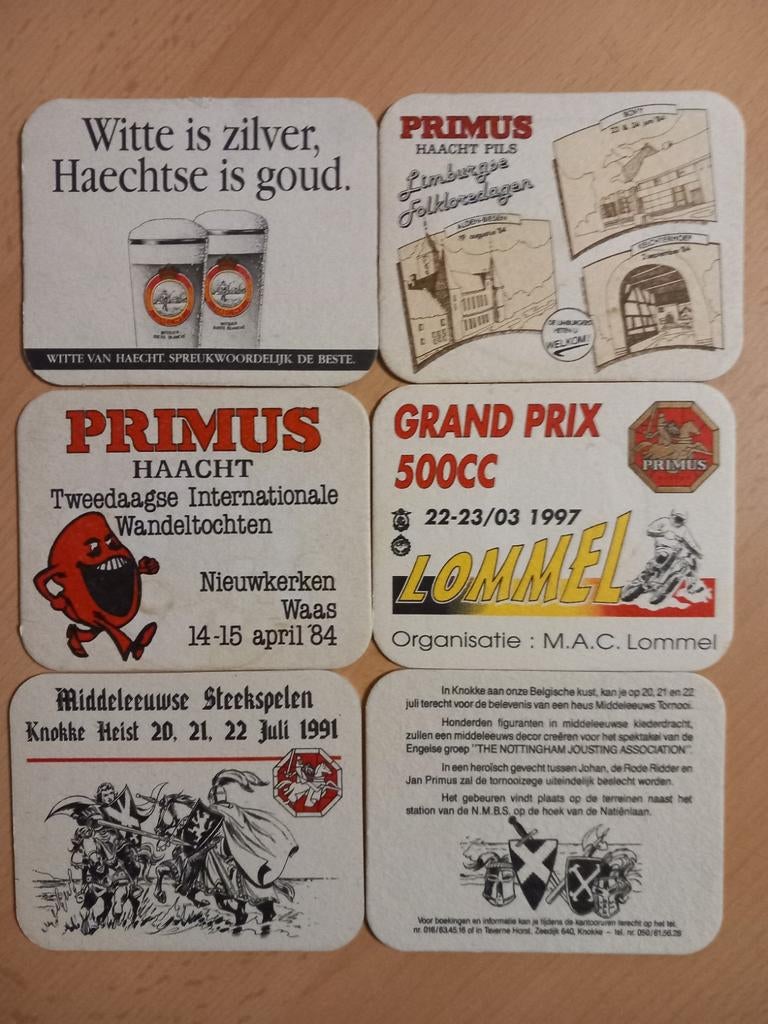 Sous-bocks Primus Haacht (524), Enlèvement ou Envoi, Comme neuf