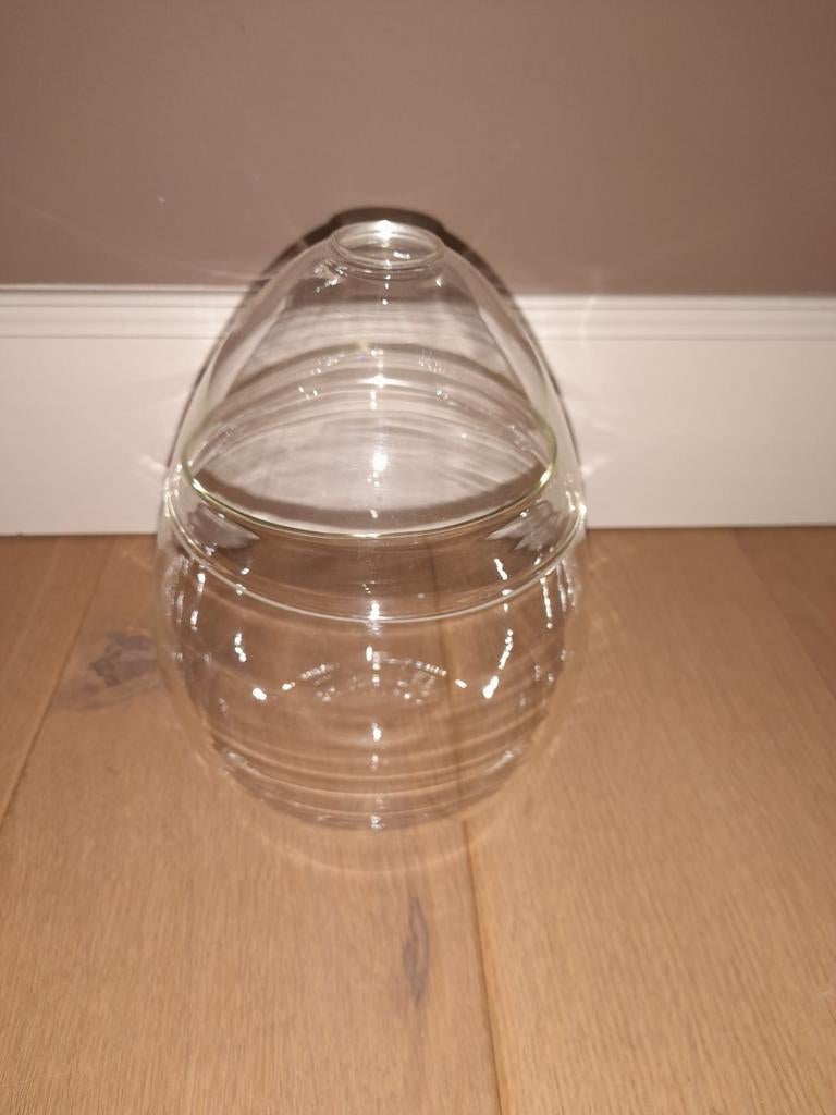 Glazen pot - paaseivorm, Ophalen, Nieuw