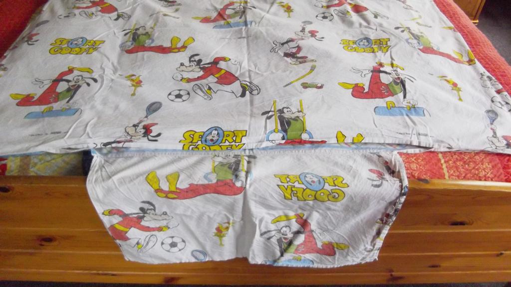 Belle housse de couette simple Goofy, Collections, Disney, Vêtements ou Textile, Dingo ou Pluto, Enlèvement ou Envoi