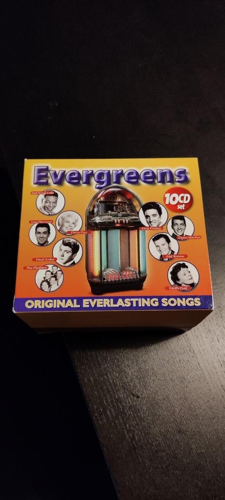 Coffret CD Evergreens, Enlèvement ou Envoi, Comme neuf, Autres genres