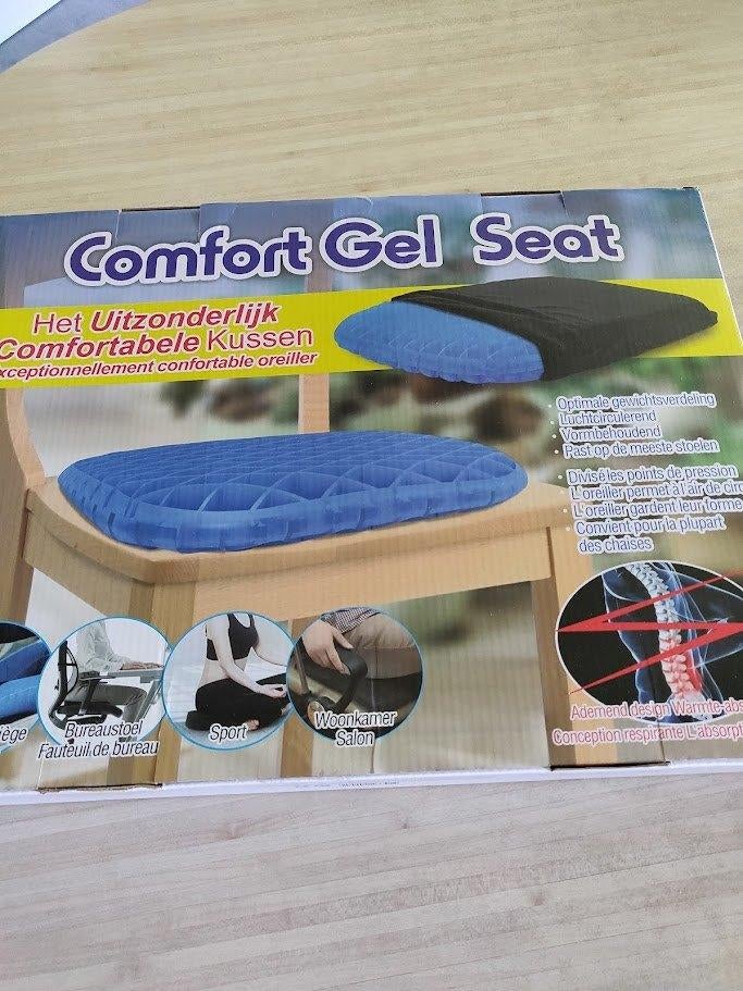 Comfort Gel Seat.  NIEUW., Enlèvement ou Envoi, Neuf, Bleu, Rectangulaire