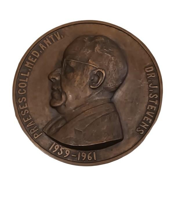 Frans Claessens bronzen wandplaat., Antiek en Kunst, Ophalen of Verzenden, Brons
