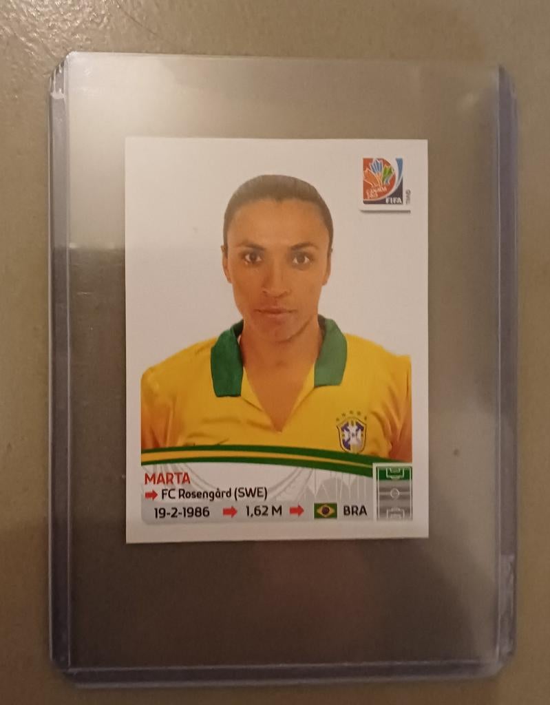 Panini Women World Cup Canada 2015 MARTA, Verzamelen, Ophalen of Verzenden