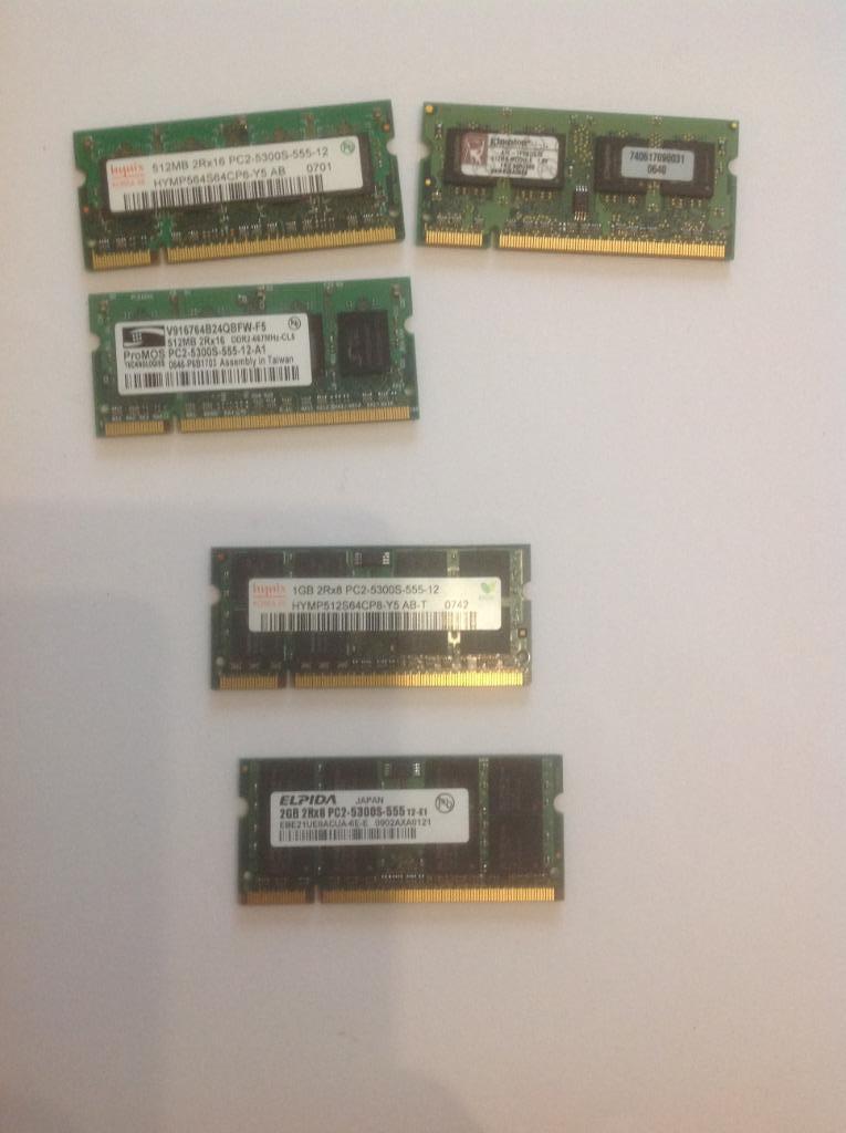 Ram DDR2 pour pc-portable Laptop, Informatique & Logiciels, Enlèvement ou Envoi, Comme neuf, Laptop, DDR2