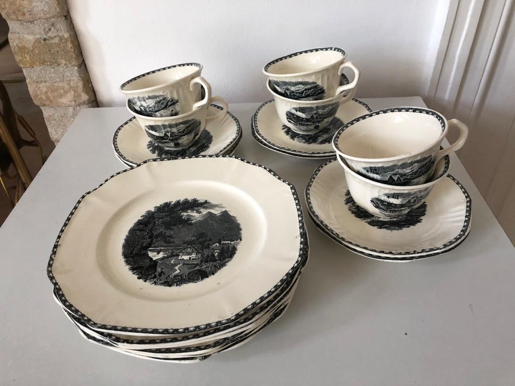 Koffieservies Societé Ceramique Maestricht Landschap, Enlèvement