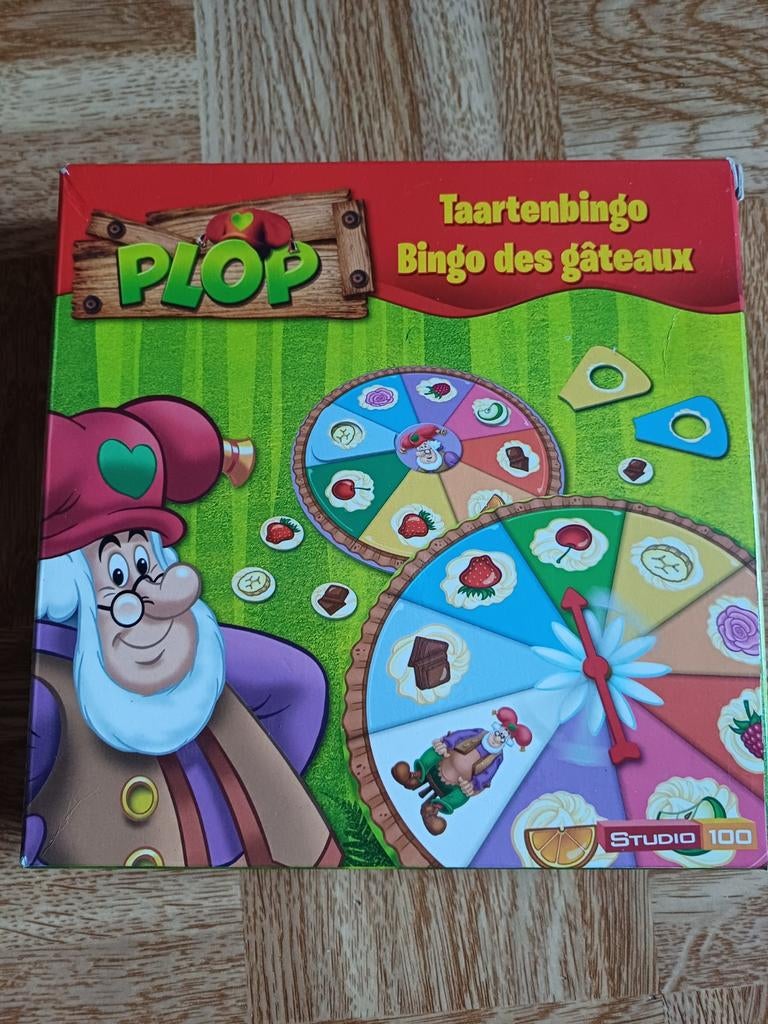 Plop taartenbingo, Trois ou quatre joueurs, Enlèvement ou Envoi, Comme neuf, Studio 100