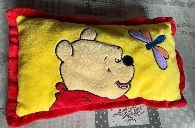 Coussin en velours Winnie L'ourson., Enlèvement ou Envoi, Comme neuf