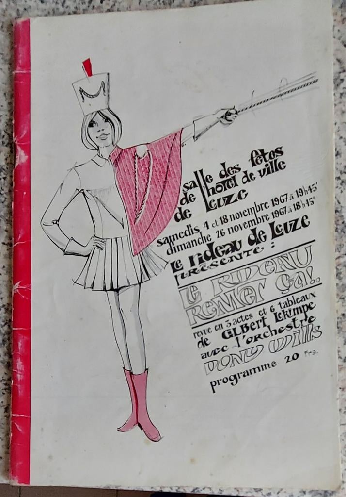 Livre,salle des fêtes de l'hôtel de ville de leuze, Enlèvement ou Envoi