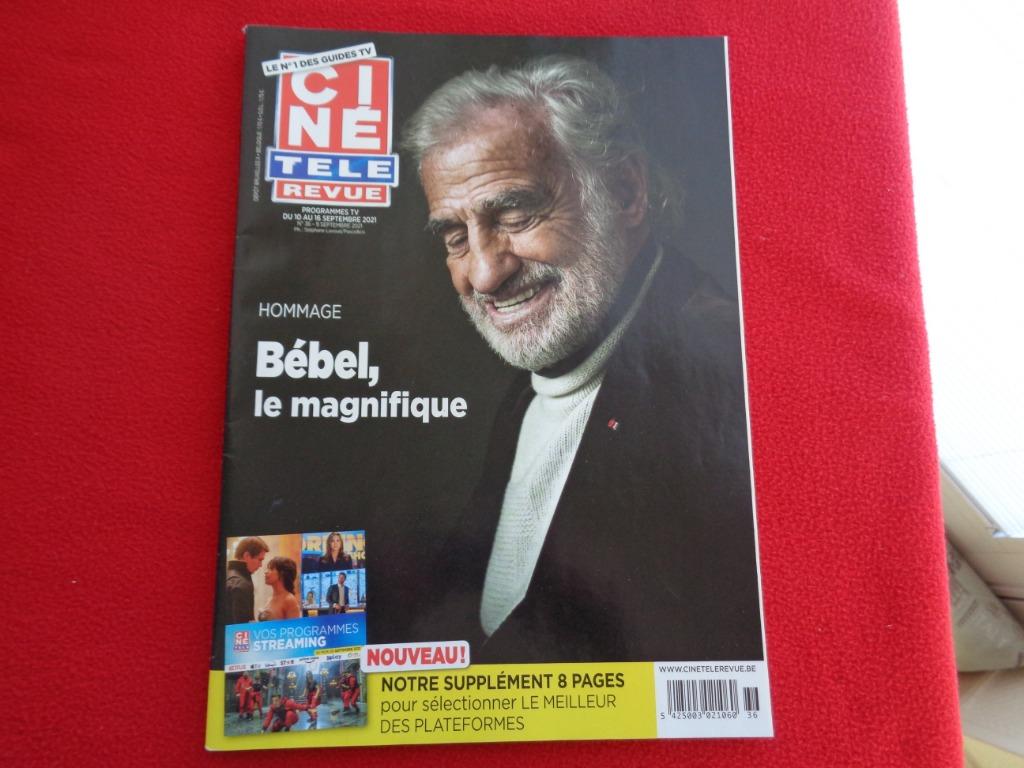 Magazine Ciné Télé Revue. Bebel  le magnifique 2021, Ophalen of Verzenden, 1980 tot heden, Tijdschrift
