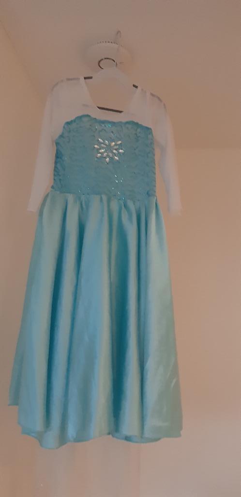 Frozen prinsessenjurk voor 4-7jaar, Ophalen of Verzenden, Gebruikt, Meisje