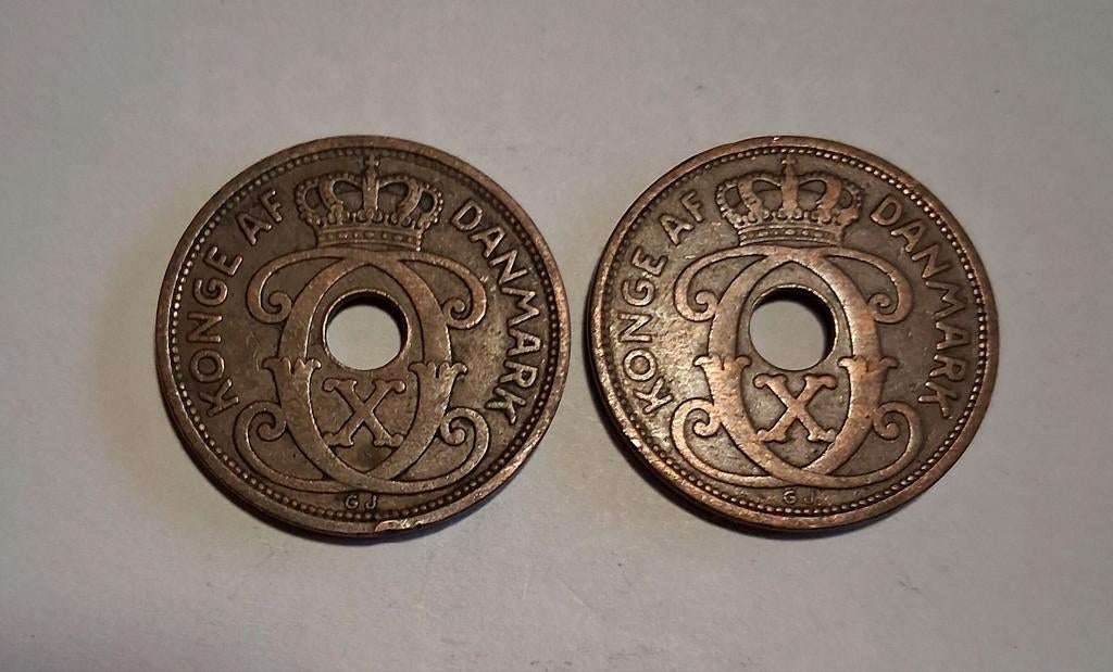 Danemark, 5 øre 1927 dans la bataille pour les médailles, Ko, Envoi, Série