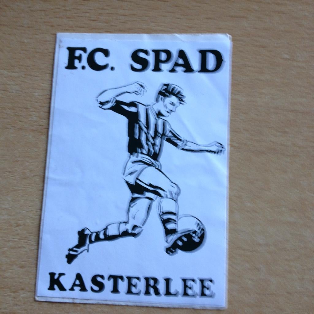 autocollant FC Spad Kasterlee - joueur de football, club, Collections, Enlèvement ou Envoi, Sport