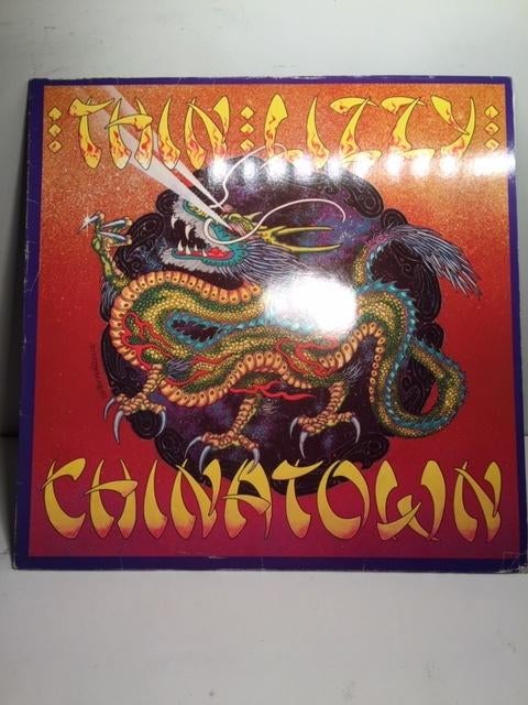 LP - Thin Lizzy - Chinatown ( Vinyl ), Cd's en Dvd's, Vinyl | Rock, Zo goed als nieuw, Overige genres, 12 inch, Ophalen of Verzenden