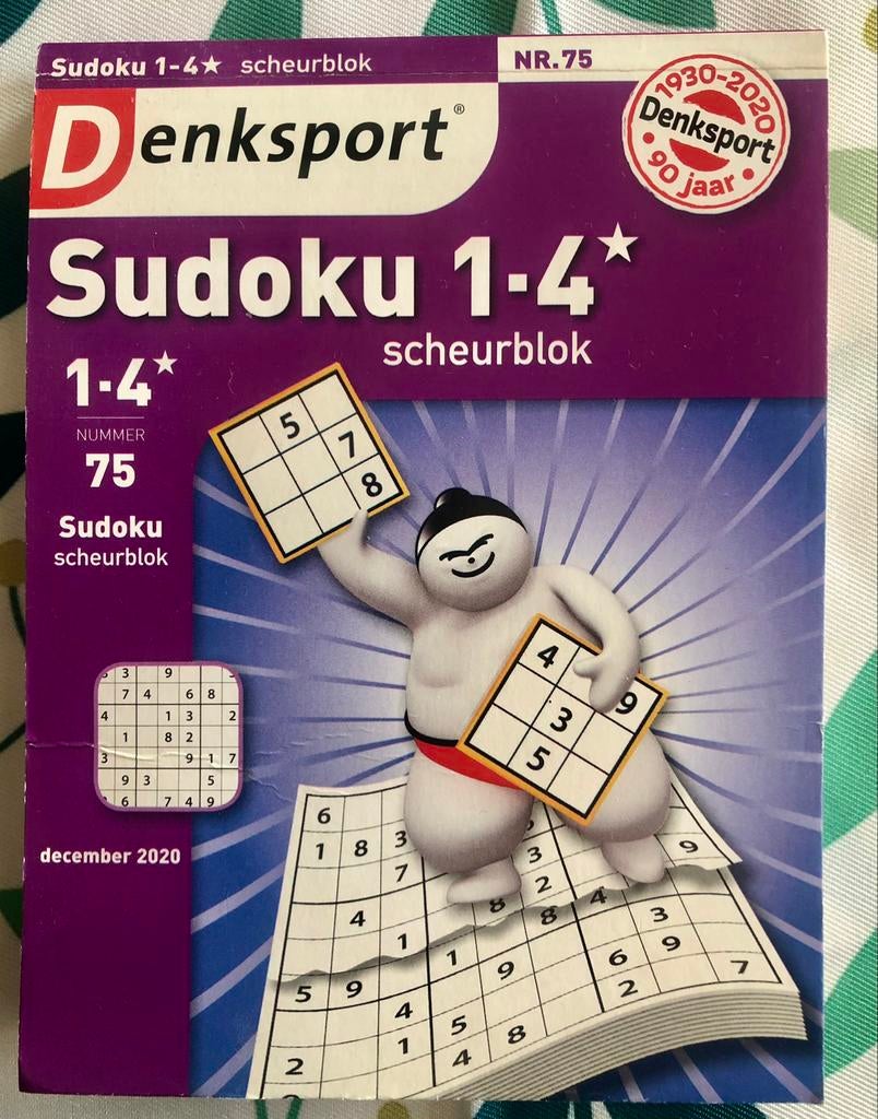 Sudoku scheurblok, Enlèvement, Comme neuf