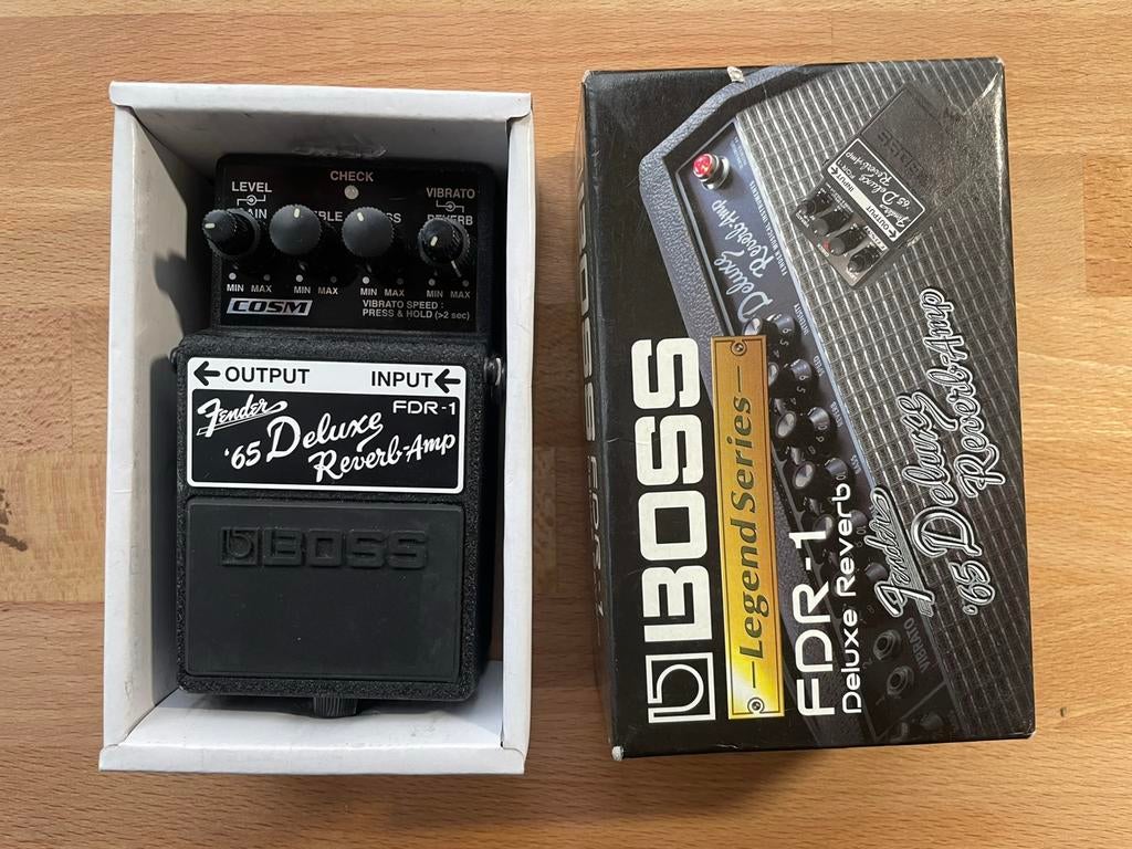 Boss FDR-1 Fender '65 Deluxe Reverb Amp Pedal, Enlèvement ou Envoi, Utilisé, Autres types