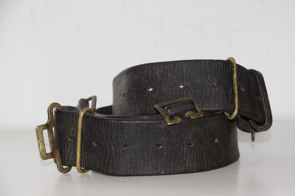 GB WW2 leren riem (BEF of Congo strijdkrachten), Verzamelen, Verzenden, Landmacht, Kleding of Schoenen