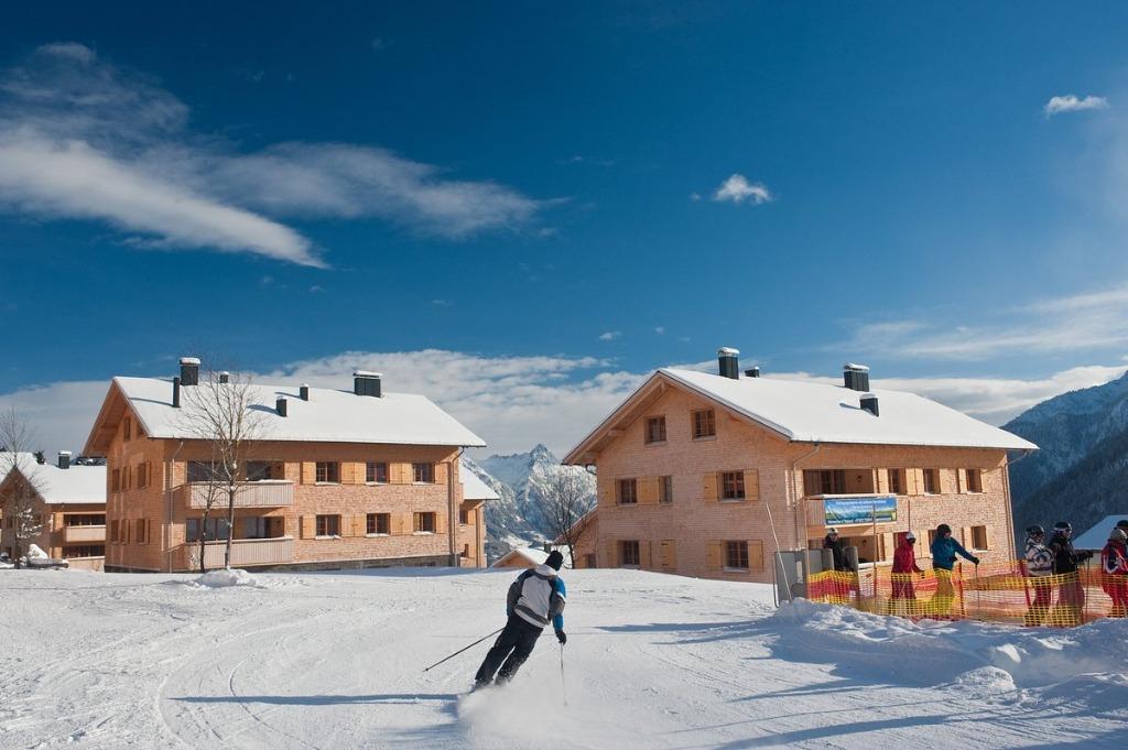 Mooi 2 kamer appartement in Buerserberg/Brand ski in ski out, Immo, 46 m², Overig Europa, 2 kamers, Landelijk