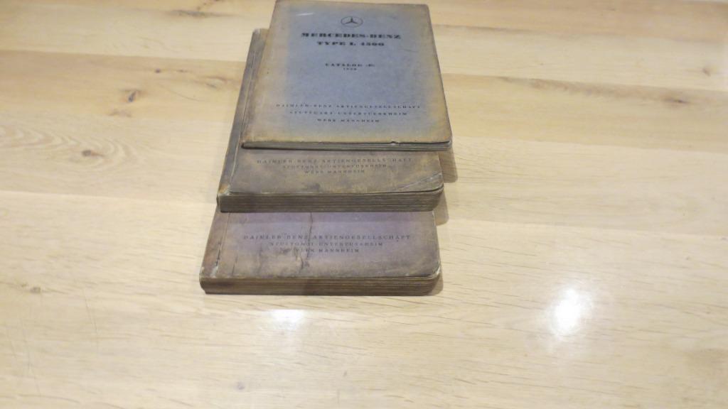 mercedes werkplaatshandboek type L3500,L4500 van1953, Ophalen of Verzenden