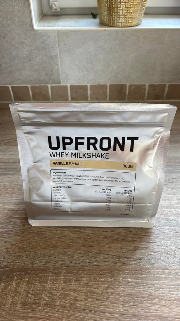 Upfront whey milkshake vanille smaak, Enlèvement ou Envoi, Comme neuf