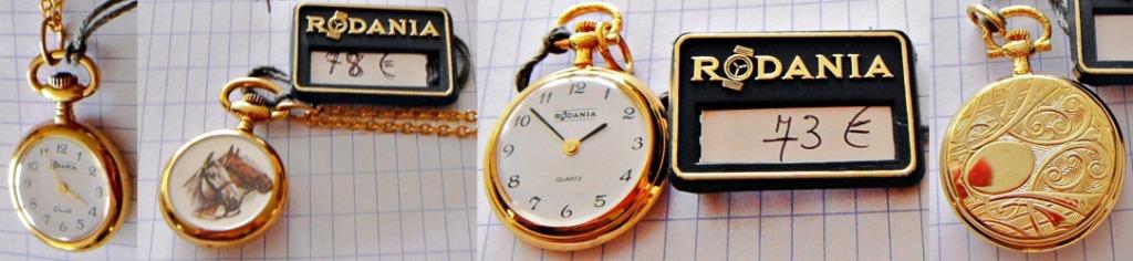 Montres de poche RODANIA dame NEUVES plaqué or Quartz, Bijoux, Sacs & Beauté, Autres marques, 1960 ou plus tard, Autres matériaux