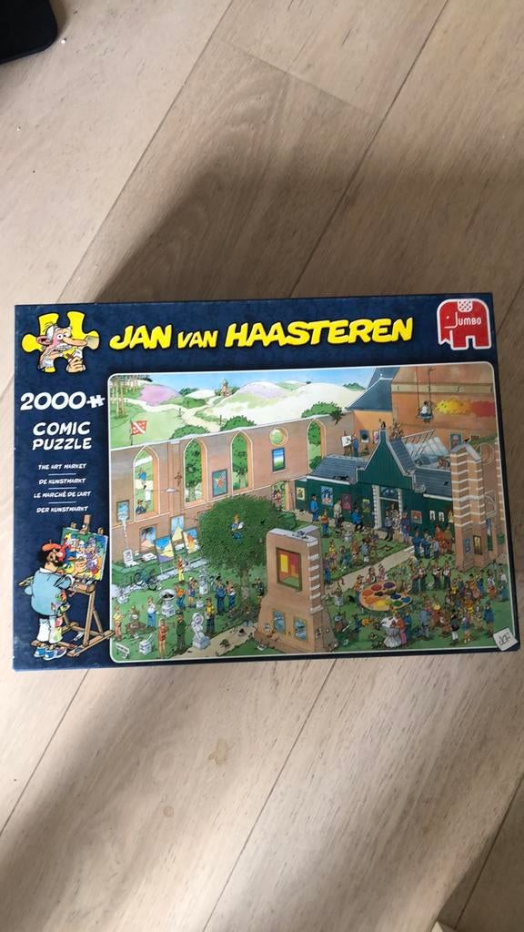 Puzzle Jan van Haasteren, le marché de l'art., Enlèvement, Comme neuf