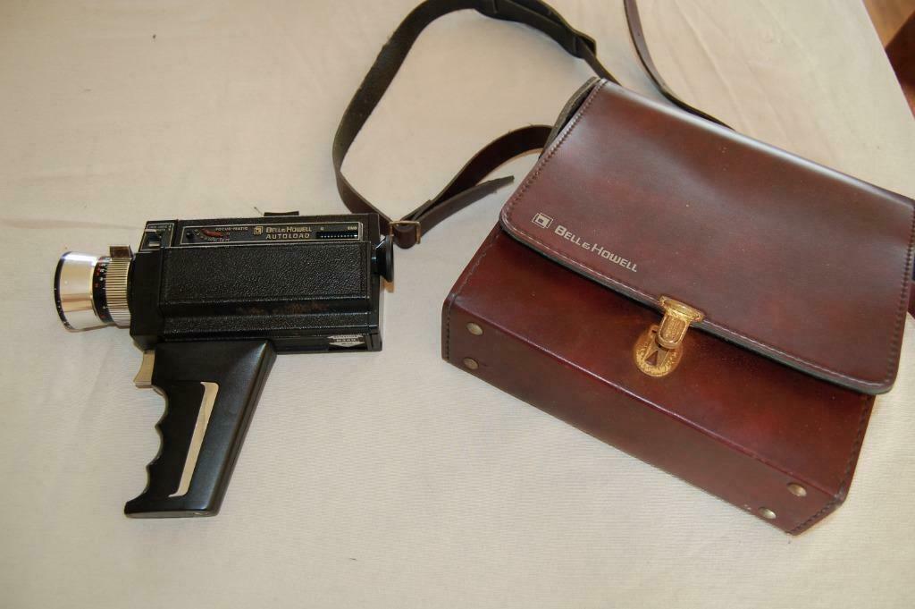 R8 camera in tas met lamp, Enlèvement ou Envoi, Utilisé, Sac à bandoulière, Autres marques