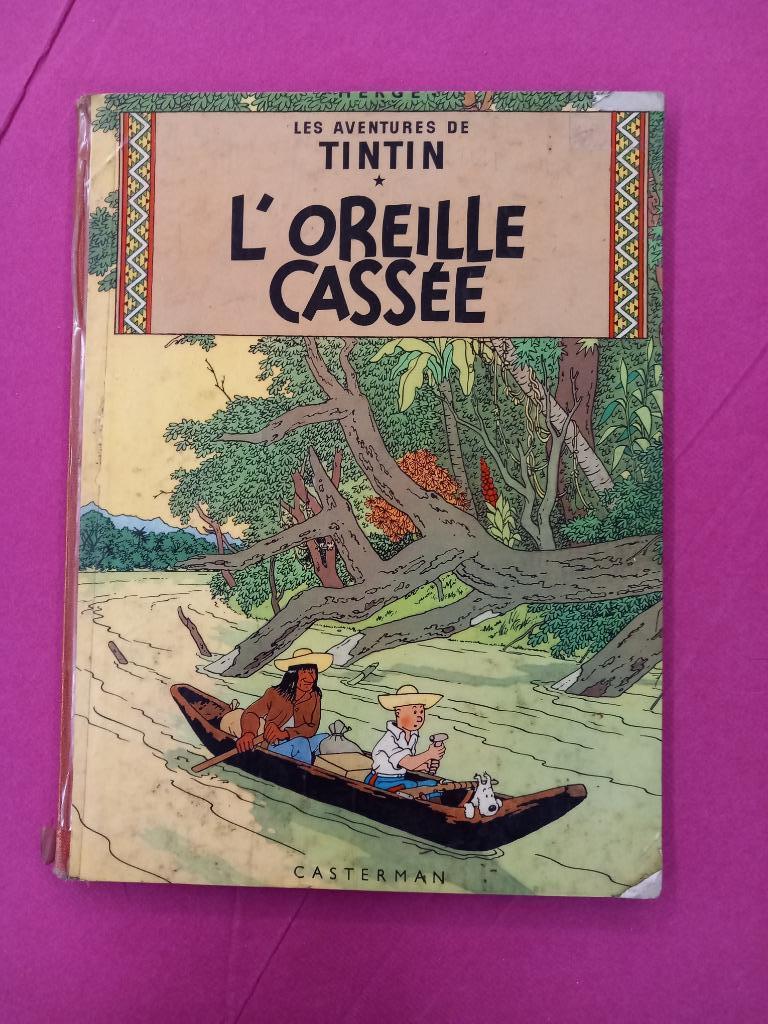 L'oreille cassée - Tintin, Boeken, Gelezen, Verzenden, Eén stripboek, Herge