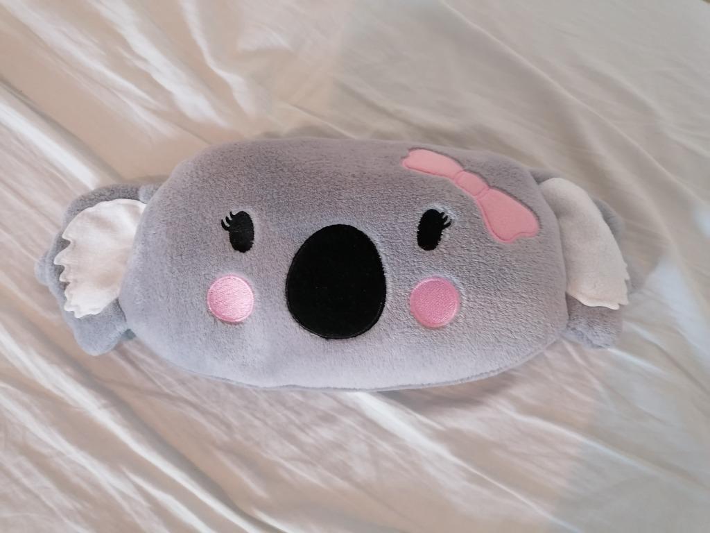 Koala fleece kussen met fleece dekentje in., Ophalen, Zo goed als nieuw, Overige typen