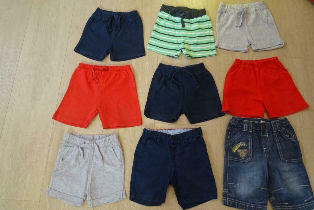 Pakket van 9 shorts jongen maat 74, Ophalen of Verzenden, Gebruikt, Jongetje, Broekje
