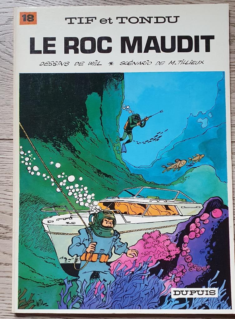 Tif et Tondu - Le roc maudit, Enlèvement ou Envoi, Une BD, Utilisé, Dupuis