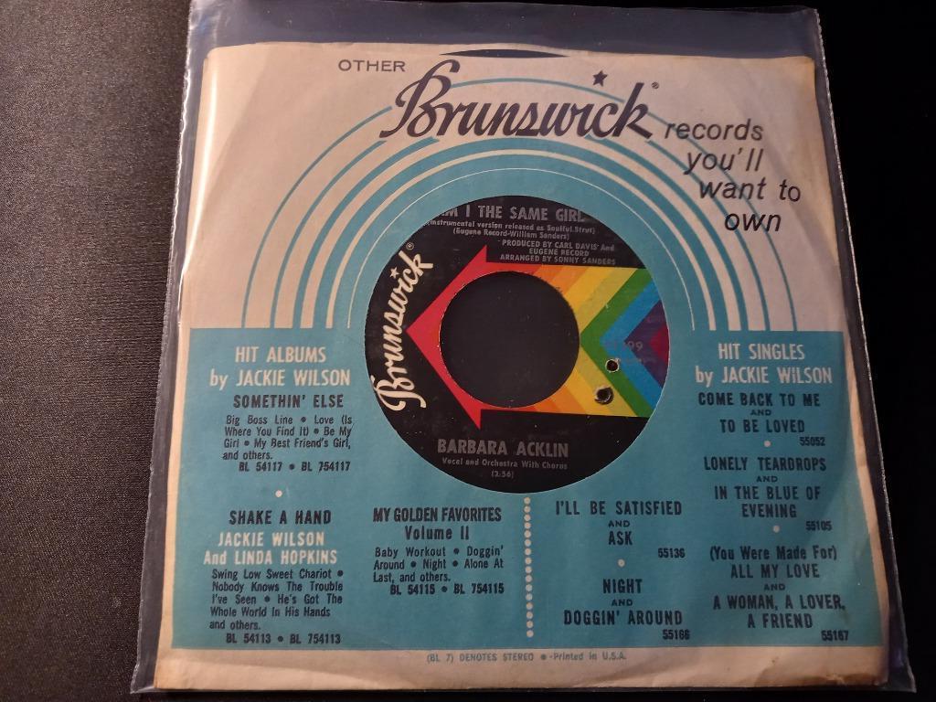 Barbara Acklin ‎– Am I The Same Girl  '7 Popcorn, 7 inch, Single, Ophalen of Verzenden, Zo goed als nieuw