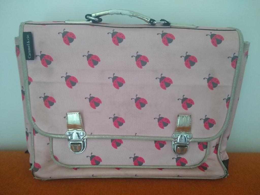 Boekentas Roze Caramel et Cie, Ophalen, Aktetas of Boekentas, Roze, 30 tot 40 cm